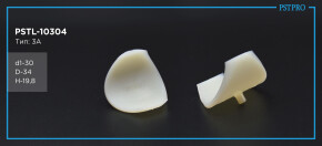 Фолье-вставка бокового поджима с круглым поджимом d1-30 D-34 H-19,8 Тип: 3A