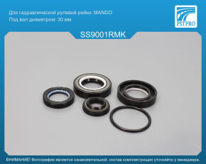 Ремкомплект рулевой рейки с ГУР Ssang Yong Musso / Musso Sport 1995-2005, Daewoo Musso MANDO, под вал диаметром 30мм