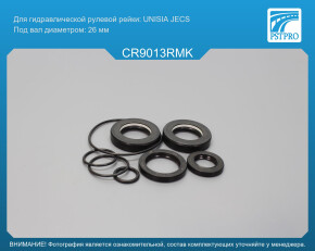 Ремкомплект рулевой рейки с ГУР Chevrolet Camaro 2009-2015 UNISIA JECS, под вал диаметром 26мм