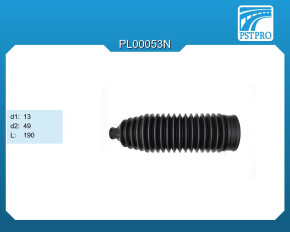 Пыльник рулевой рейки OPEL Astra H 2004-, OPEL Zafira B 2005- d1-13 d2-49 L-190