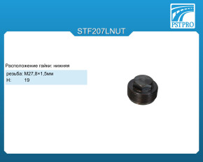 Гайка поджима нижняя, сталь H-19 резьба: M27,8×1,5 мм Ford Mondeo 2000-2007, Ford Focus 2004-