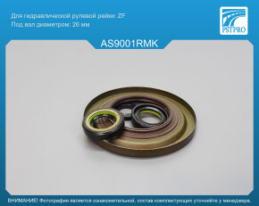 Ремкомплект рулевой рейки с ГУР Aston Martin Vantage Coupe 2008-, Aston Martin V8 2008- ZF, под вал диаметром 26мм