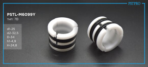 Втулка рулевой рейки без ГУР VW Polo 2011-, Nissan Leaf 2010-, Chery Arrizo 7 (M16) 2013- d1-25 D-34 H-24,8 Тип: 7B