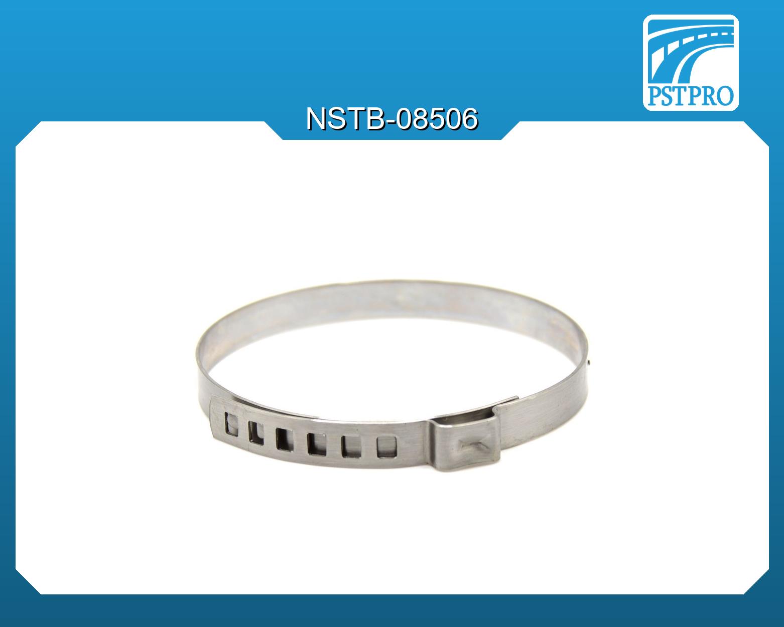 Хомут металлический одноразовый, перекрытие диаметров 50-56мм