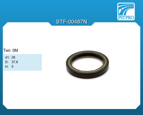 Сальник d1-28 D-37,6 H-5 Тип: 0M