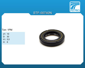 Сальник d1-19 D-30 h1-5,5 H-6 Тип: 1PM