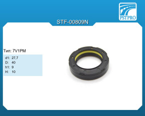 Сальник d1-27,7 D-40 h1-9 H-10 Тип: 7V1PM