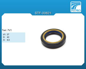 Сальник d1-27 D-40 H-8,5 Тип: 7V1