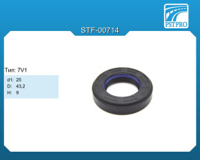 Сальник d1-25 D-43,2 H-9 Тип: 7V1