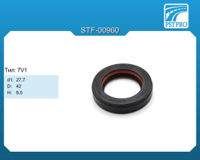 Сальник d1-27,7 D-42 H-8,5 Тип: 7V1