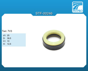 Сальник d1-25 D-39,5 h1-10 H-12,5 Тип: 7V3