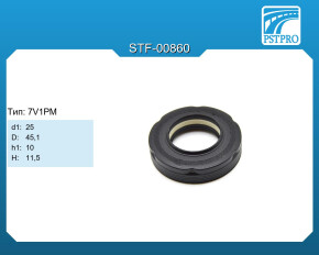 Сальник d1-25 D-45,1 h1-10 H-11,5 Тип: 7V1PM