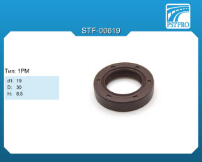 Сальник d1-19 D-30 H-6,5 Тип: 1PM