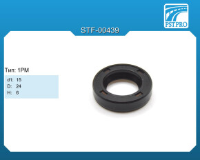 Сальник d1-15 D-24 H-6 Тип: 1PM