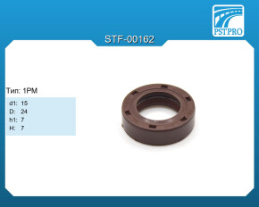 Сальник d1-15 D-24 h1-7 H-7 Тип: 1PM