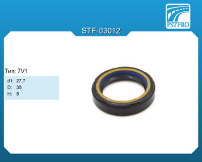 Сальник d1-27,7 D-38 H-8 Тип: 7V1