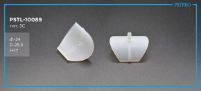 Фолье-вставки бокового поджима с круглым поджимом d1-24 D-25.5 H-17 Тип: 3C