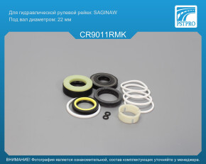 Ремкомплект рулевой рейки с ГУР Chevrolet Matiz 2005-, Chevrolet Spark 2005-, Chevrolet Aveo 2005- Saginaw, под вал диаметром 22мм