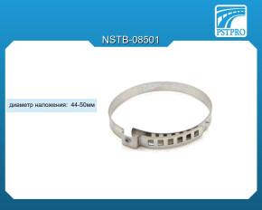 Хомут металлический одноразовый, перекрытие диаметров 44-50мм
