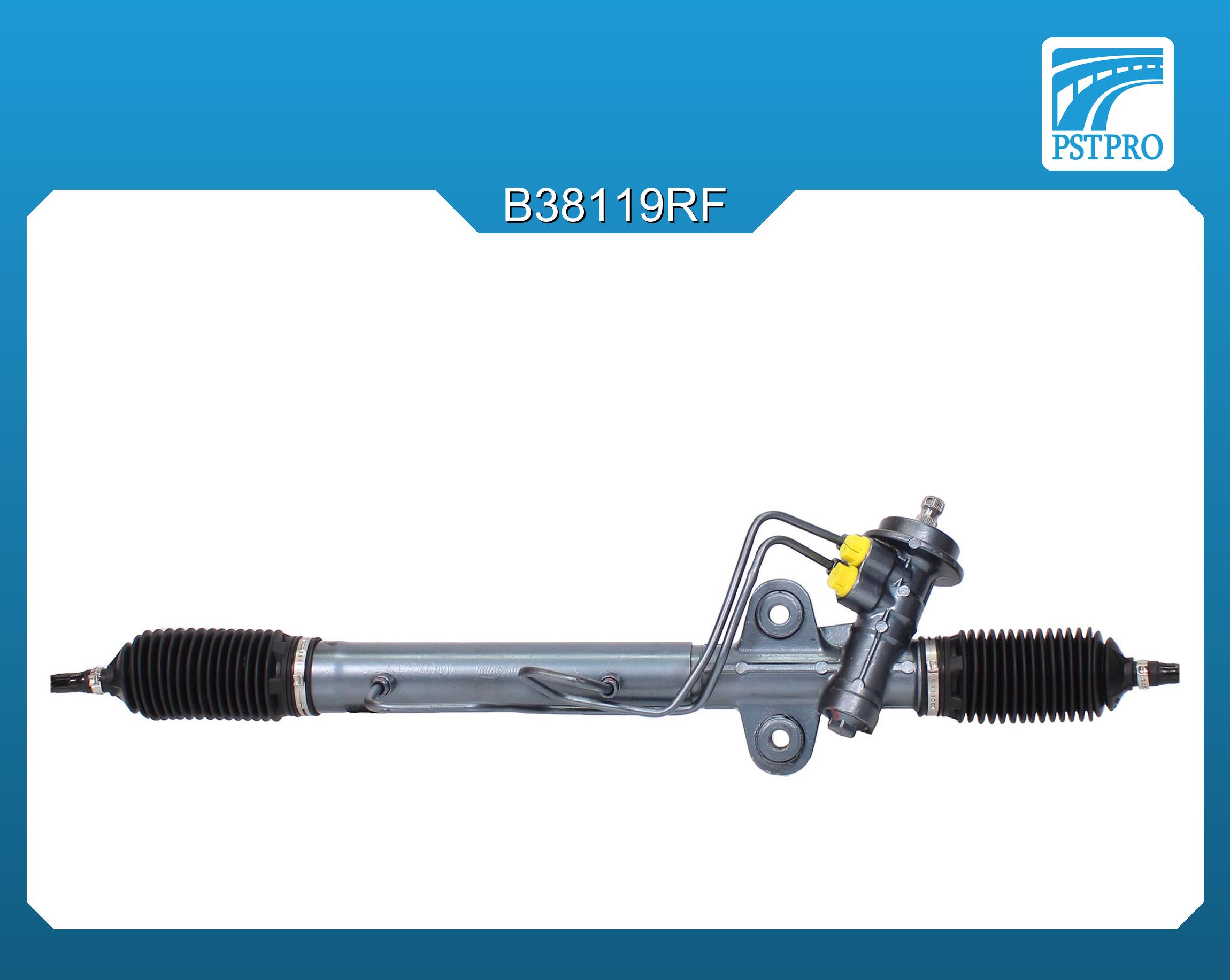 Гидравлическая рулевая рейка KIA Spectra (FB) 2001-2004 расположение штуцеров гидроцилиндра горизонтальное