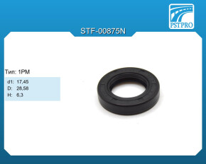 Сальник d1-17,45 D-28,58 H-6,3 Тип: 1PM