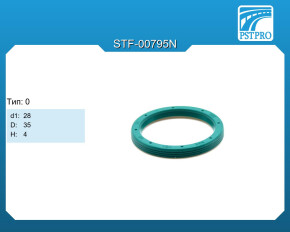 Сальник d1-28 D-35 H-4 Тип: 0