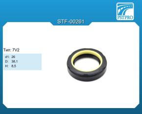 Сальник d1-26 D-38,1 H-8,5 Тип: 7V2