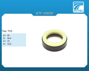 Сальник d1-25 D-39,5 h1-10 H-12,5 Тип: 7V3