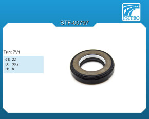 Сальник d1-22 D-38,2 H-8 Тип: 7V1
