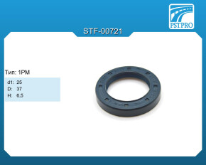 Сальник d1-25 D-37 H-6,5 Тип: 1PM