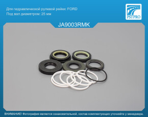 Ремкомплект рулевой рейки с ГУР Jaguar S-Type 1999-, Lincoln LS 1998-, Ford USA Thunderbird 2000- с серв, FORD, вал 25мм