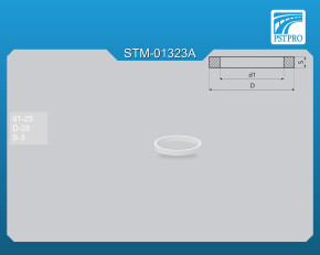 Кольцо тефлоновое d1-25 D-28 S-3