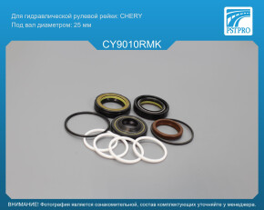 Ремкомплект рулевой рейки с ГУР Chery CROSSEASTAR 2008-, Chery EASTAR 2003-, Chevrolet Epica 2005 CHERY, под вал диаметром 25мм