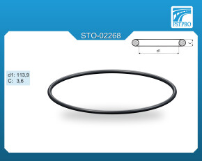 Кольцо резиновое С-3,6 d1-113,9